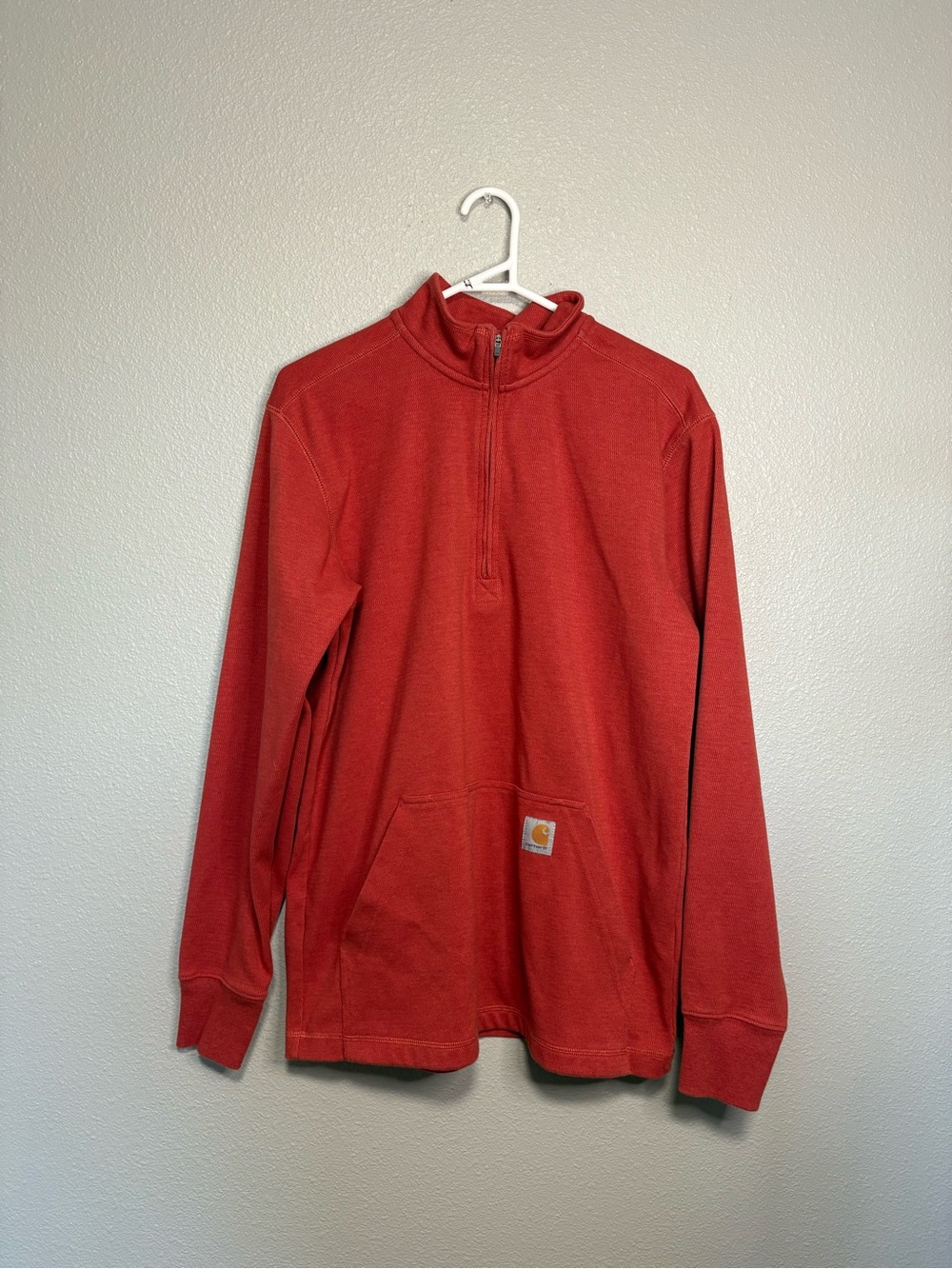 Carhartt Relaxed Fit Heavyweight 1/2 Zip Thermal Shirt Mens Medium